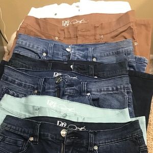 DG2 by Diane Gilman virtual stretch bermuda shorts